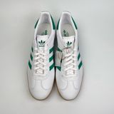  ADIDAS GAZELLE CLOUD WHITE & BOLD GREEN IH2216 