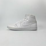  NIKE AIR JORDAN 1 MID WHITE SNAKESKIN BQ6472-110 