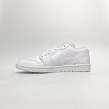  NIKE AIR JORDAN 1 LOW TRIPLE WHITE 553558-136 