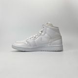  NIKE AIR JORDAN 1 MID WHITE SNAKESKIN BQ6472-110 