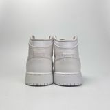  NIKE AIR JORDAN 1 MID TRIPLE WHITE 554725-136 