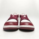  NIKE AIR JORDAN 1 LOW WHITE BORDEAUX 553558-615 