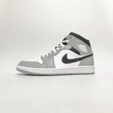  NIKE AIR JORDAN 1 MID LIGHT SMOKE GREY 554724-078 