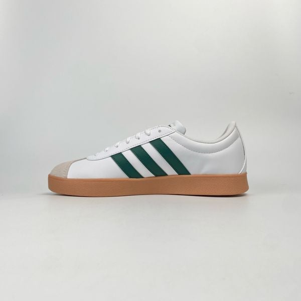  ADIDAS VL COURT BASE CLOUD WHITE COLLEGIATE GREEN ID3710 