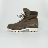  TIMBERLAND 6 INCH VIBRAM WIDE FIT BOOTS OLIVE GREEN A284K 