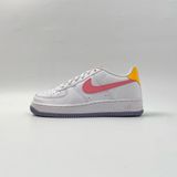  NIKE AIR FORCE 1 LOW CORAL CHALK LASER ORANGE (GS) - DV7762-100 