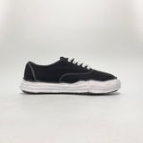 MAISON MIHARA YASUHIRO BAKER OG SOLE CANVAS LOW BLACK A02FW704 