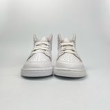  NIKE AIR JORDAN 1 MID TRIPLE WHITE 554725-136 