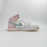  NIKE AIR JORDAN 1 MID FEATURES PAINT DRIP DD1666-100 