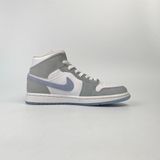  NIKE WMNS AIR JORDAN 1 MID GREY BLUE BQ6472-105 