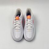  NIKE AIR FORCE 1 LOW CORAL CHALK LASER ORANGE (GS) - DV7762-100 