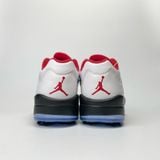  NIKE AIR JORDAN 5 LOW GOLF FIRE RED CU4523-100 
