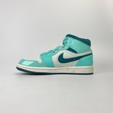  NIKE AIR JORDAN 1 MID BLEACHED TURQUOISE DZ3745-300 