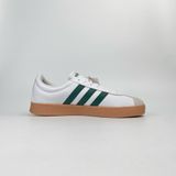  ADIDAS VL COURT BASE CLOUD WHITE COLLEGIATE GREEN ID3710 