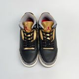  NIKE AIR JORDAN 3 RETRO BLACK CEMENT GOLD - CK9246-067 