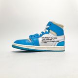 NIKE AIR JORDAN 1 X OFF-WHITE UNIVERSITY BLUE AQ0818-148 