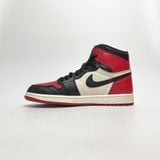  NIKE AIR JORDAN 1 RETRO HIGH BRED TOE 555088-610 