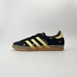  ADIDAS GAZELLE INDOOR FLORAL BLACK YELLOW IF4490 