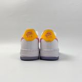  NIKE AIR FORCE 1 LOW CORAL CHALK LASER ORANGE (GS) - DV7762-100 