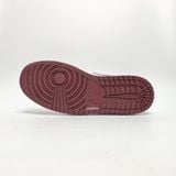  NIKE AIR JORDAN 1 LOW WHITE BORDEAUX 553558-615 