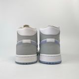  NIKE WMNS AIR JORDAN 1 MID GREY BLUE BQ6472-105 