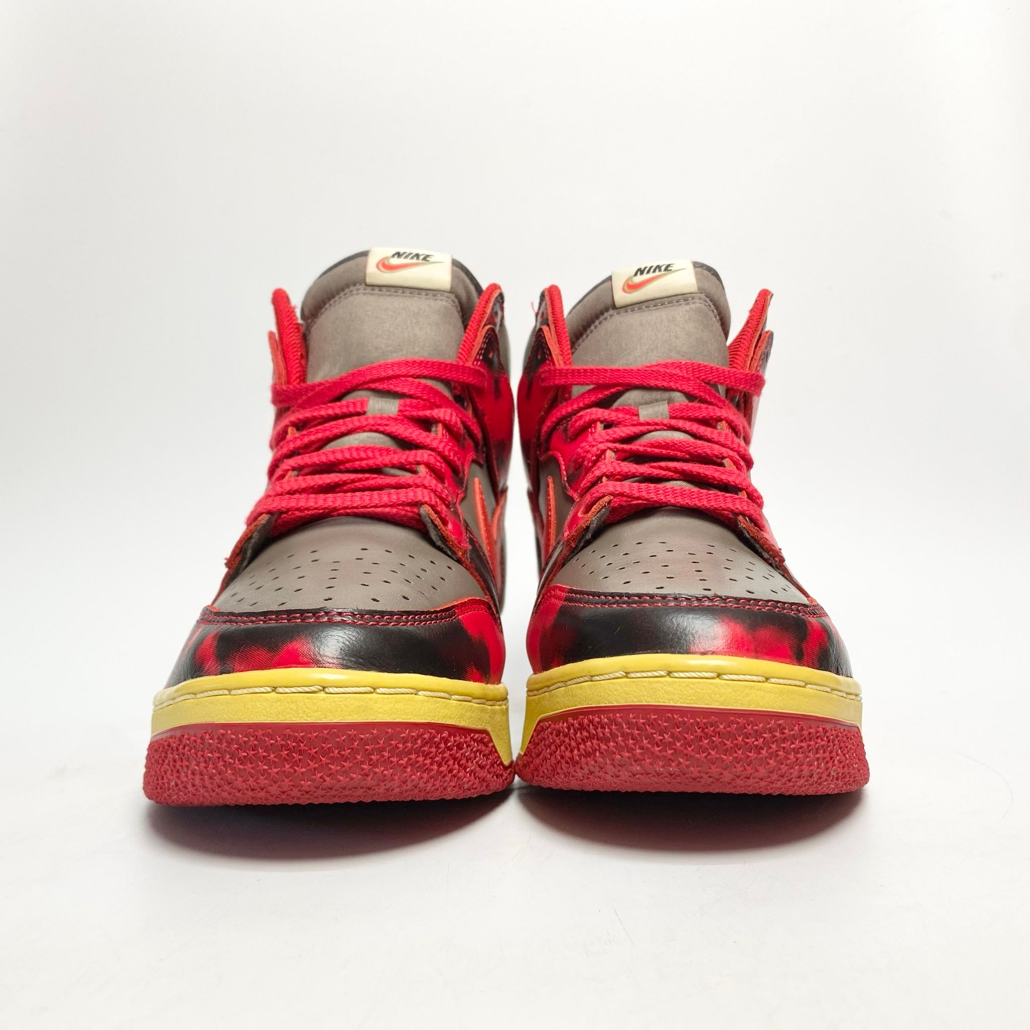  NIKE DUNK HIGH 1985 SP RED ACID WASH DD9404-600 