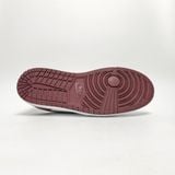  NIKE AIR JORDAN 1 LOW WHITE BORDEAUX 553558-615 