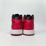  NIKE AIR JORDAN 1 MID GS BANNED 554725-074 