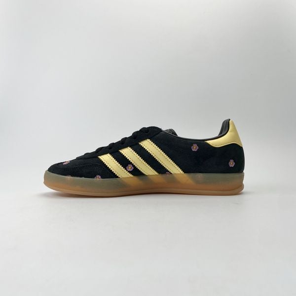  ADIDAS GAZELLE INDOOR FLORAL BLACK YELLOW IF4490 