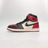  NIKE AIR JORDAN 1 RETRO HIGH BRED TOE 555088-610 
