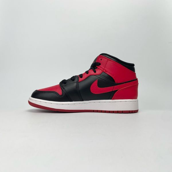  NIKE AIR JORDAN 1 MID GS BANNED 554725-074 