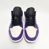  NIKE AIR JORDAN 1 LOW COURT PURPLE 553558-500 