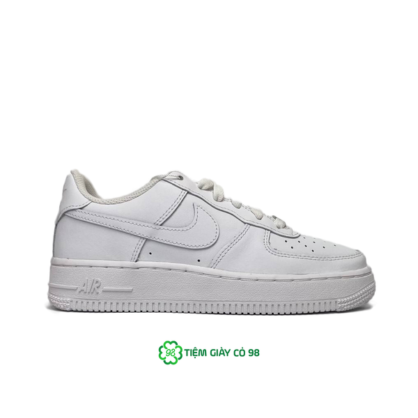  NIKE AIR FORCE 1 LOW LE GS ALL WHITE DH2920-111 