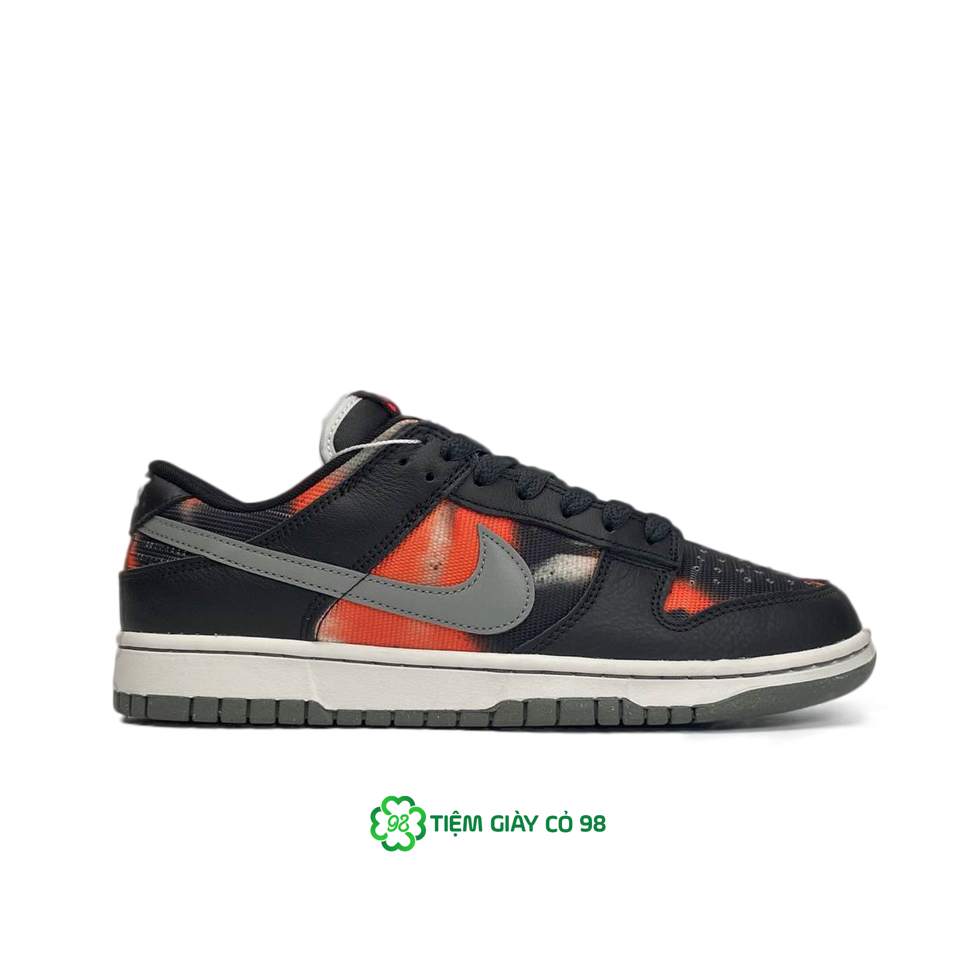 NIKE DUNK LOW BLACK GRAFFITI RED DM0108-001 
