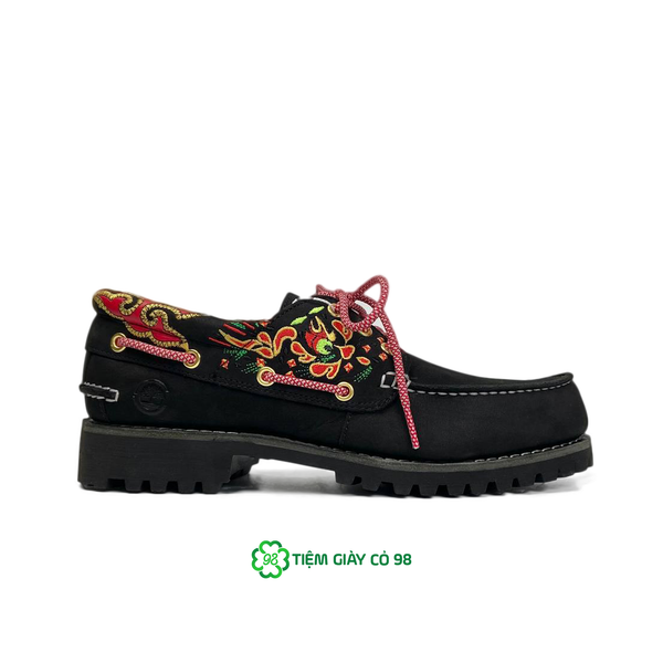  TIMBERLAND x CLOT HANDSEWN BOAT SHOE ‘BLACK’ 0A5Z1H 001 