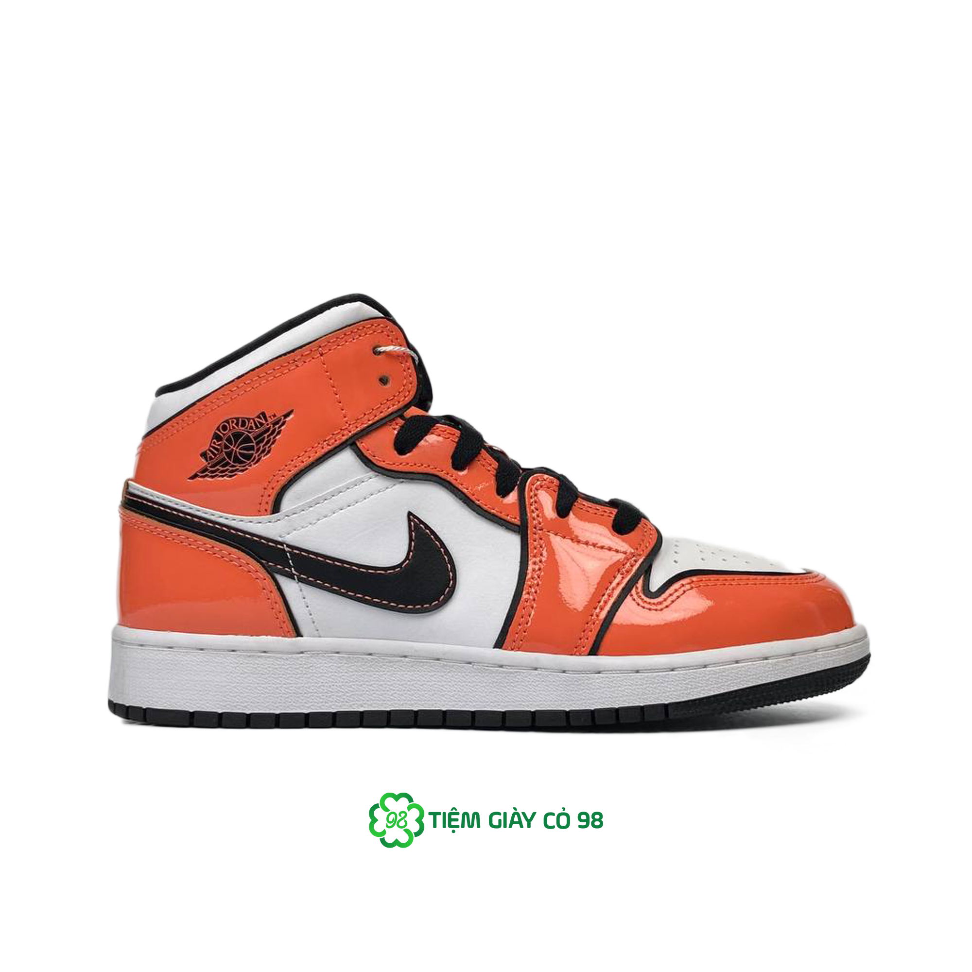  NIKE AIR JORDAN 1 MID SE TURF ORANGE BQ6931 802 