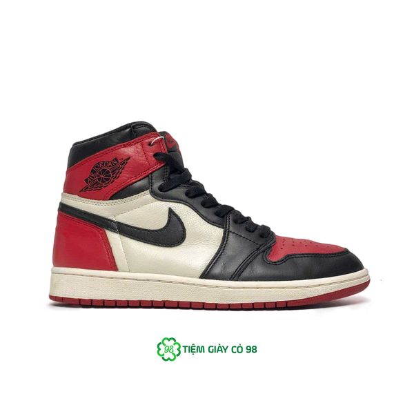  NIKE AIR JORDAN 1 RETRO HIGH BRED TOE 555088-610 
