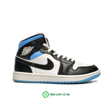  NIKE WMNS AIR JORDAN 1 MID UNIVERSITY BLUE BQ6472-102 