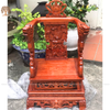 Ngai thờ gỗ gụ đục phượng 91x55x47cm