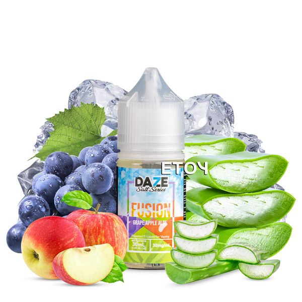 7 Daze Fusion Salt Iced Grape Apple Aloe 30ml - Tinh Dầu Vape Pod Chính Hãng