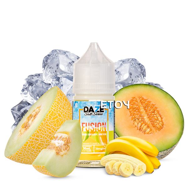 7 Daze Fusion Salt Iced Banana Cantaloupe Honeydew 30ml - Tinh Dầu Vape Pod Chính Hãng