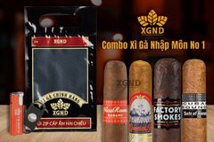 Combo Cigar Nhập Môn No 1 - Cigar Dành Cho Người Mới Kèm Túi Zip XGND