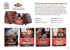 Cigar Toscano Toscanello Nero Cioccolato - Xì Gà Mini Ý Chính Hãng