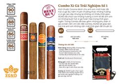 Combo Cigar Trải Nghiệm Số 1 - Combo Xì Gà Ring Nhỏ Nhẹ Nhàng