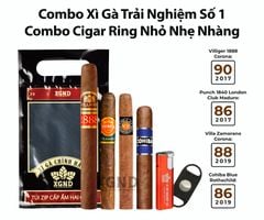 Combo Cigar Trải Nghiệm Số 1 - Combo Xì Gà Ring Nhỏ Nhẹ Nhàng