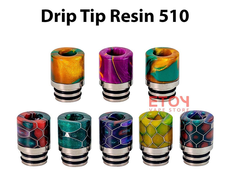 Driptip Resin - Đầu hút Vape Size 510
