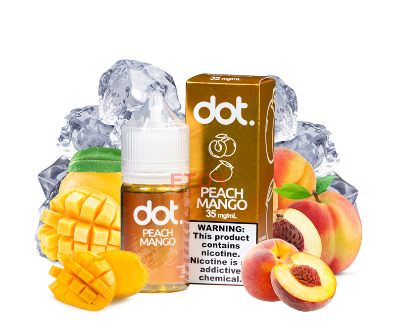 Dotmod Dot Salt Peach Mango 30ml - Tinh Dầu Vape Mỹ Chính Hãng