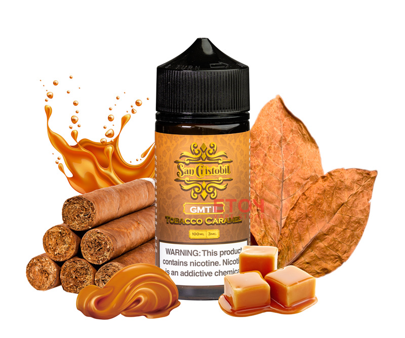 San Cristobil GMTII Tobacco Caramel 100ml - Tinh Dầu Vape Mỹ Chính Hãng