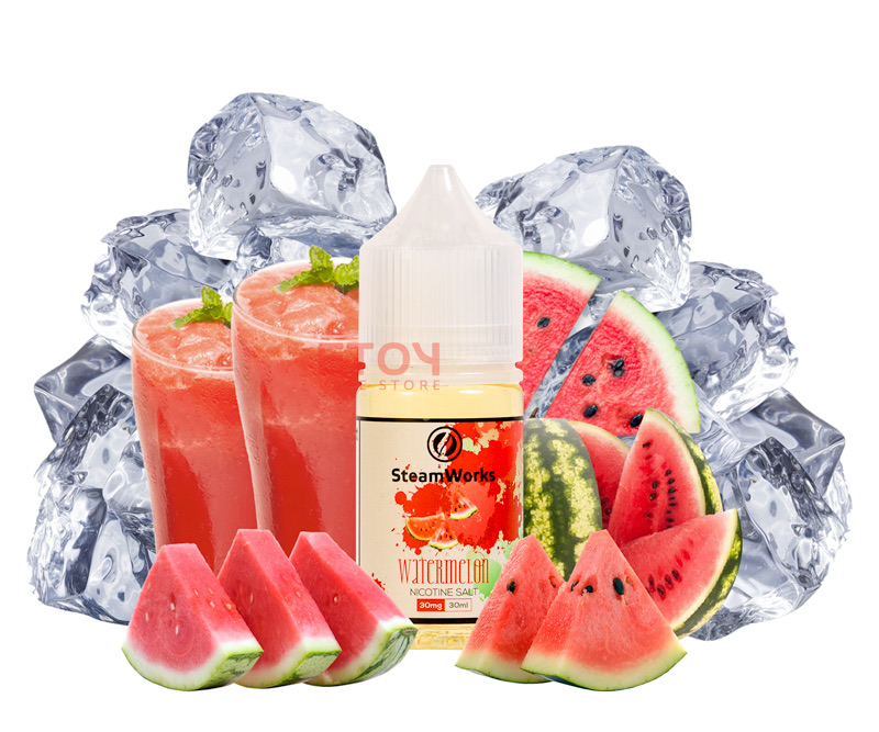 SteamWorks Watermelon Salt 30ml - Tinh Dầu Anh Chính Hãng
