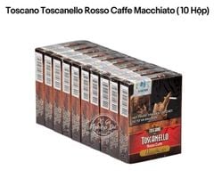 Cigar Toscano Toscanello Rosso Caffe Macchiato - Xì Gà Mini Ý Chính Hãng